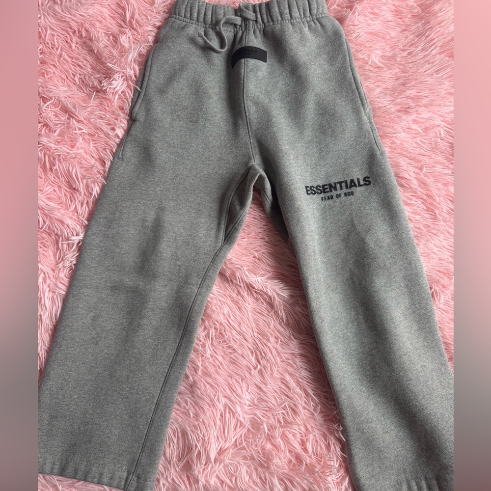Fear of God Essentials Kids Charcoal Joggers